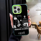 Anime J-Jujutsu K-Kaisen Gojo Phone Case IMD Phone Case For iPhone 16 15 14 13 12 11 Pro Max Plus Color Silver Cover
