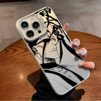 Anime B-Bleach Phone Case For iPhone 17 16 15 14 13 12 11 Pro Max Air multicolor Matte Laser Metallic Aurora Funda