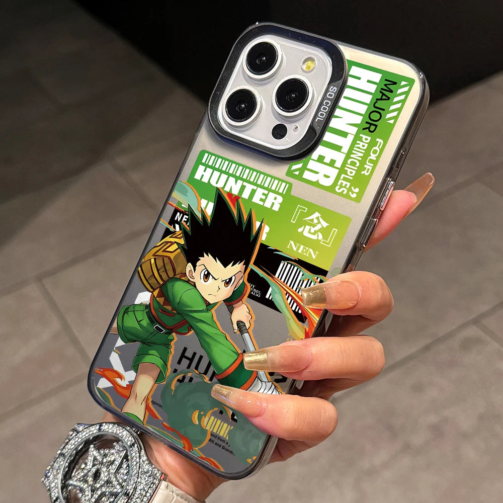 Hot HuntersÃHunters GONs Hisokas Phone Case For iPhone 17 17e 16e 16 15 14 13 12 11 mini Pro Max Air Plus Anti Fall Matte Cover
