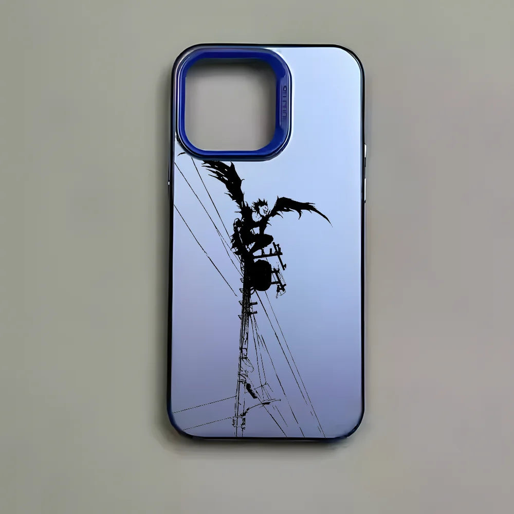 Anime D-Death Note Comics Phone Case For iPhone 16 15 14 13 12 11 Pro Max Plus â Colorful Gradient Soft TPU Back Cover
