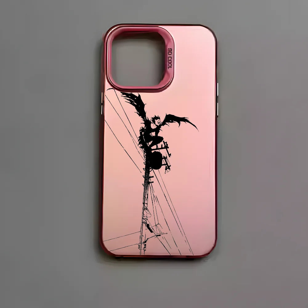 Anime D-Death Note Comics Phone Case For iPhone 16 15 14 13 12 11 Pro Max Plus â Colorful Gradient Soft TPU Back Cover
