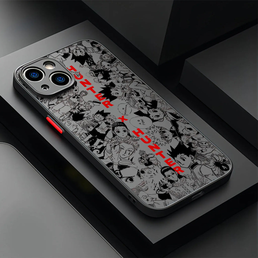 Anime New Hunter x Hunter Phone Case For iPhone 17 16e 16 15 14 13 12 11 Pro Air Max X XR XSMax 7 8 Plus Matte Clear Back Cover