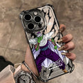 Luxury D-Dragons G-Gokus Plating Phone Case For iPhone 17 17e 16e 16 15 14 13 12 11 Pro Max XSMax Mini Air Plus Anti-Fall Balls