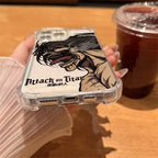 Attacks Anime On Titans Hot Cool Phone Case Clear For iPhone 17 16 14 15 11 12 13 Pro Max 16E Plus 17 Air Soft Shockproof Cover