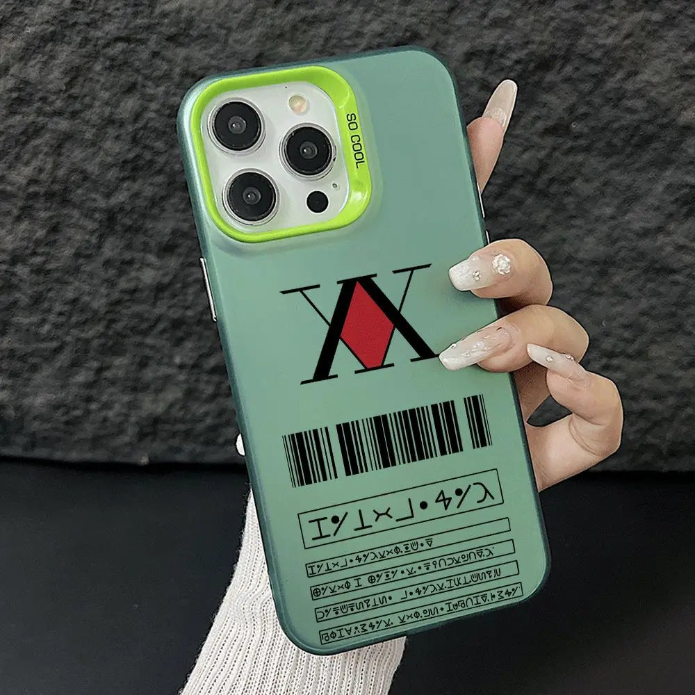 Cool Anime HUNTERSÃHUNTERS Phone Case For iPhone 17 17e 16e 16 15 14 13 12 11 mini Pro Max X Air Plus Anti Fall Matte Back Cover