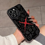 One Luffies Z-Zoroes Pieces Phone Case for Apple iPhone 17 Air 16 16e 15 14 Plus 13 12 11 Pro Max Luxury Leather Texture Cover
