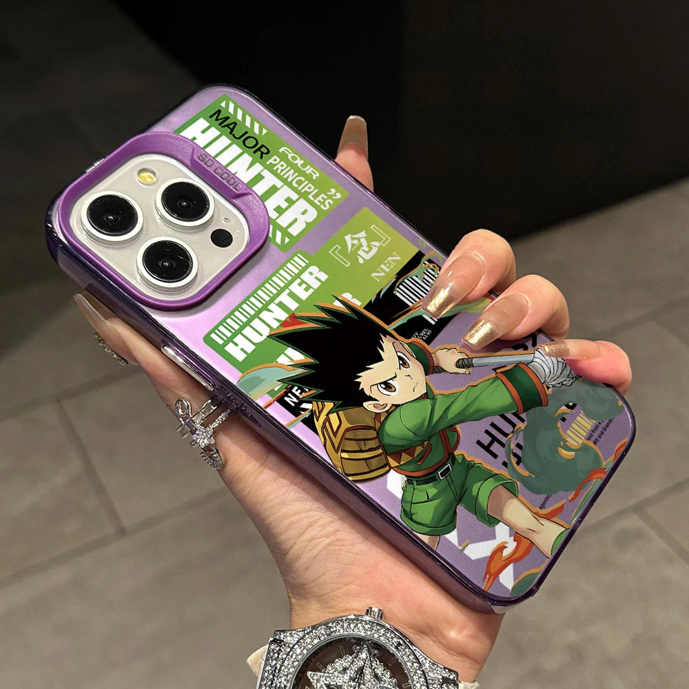 Hot HuntersÃHunters GONs Hisokas Phone Case For iPhone 17 17e 16e 16 15 14 13 12 11 mini Pro Max Air Plus Anti Fall Matte Cover