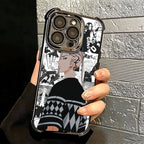 Tokyo Revengers Anime Plating Phone Case For iPhone 16 17 Pro Max Air 17E 16E 14 15 Plus 12 13 11 Anti-Fall Protection Cover