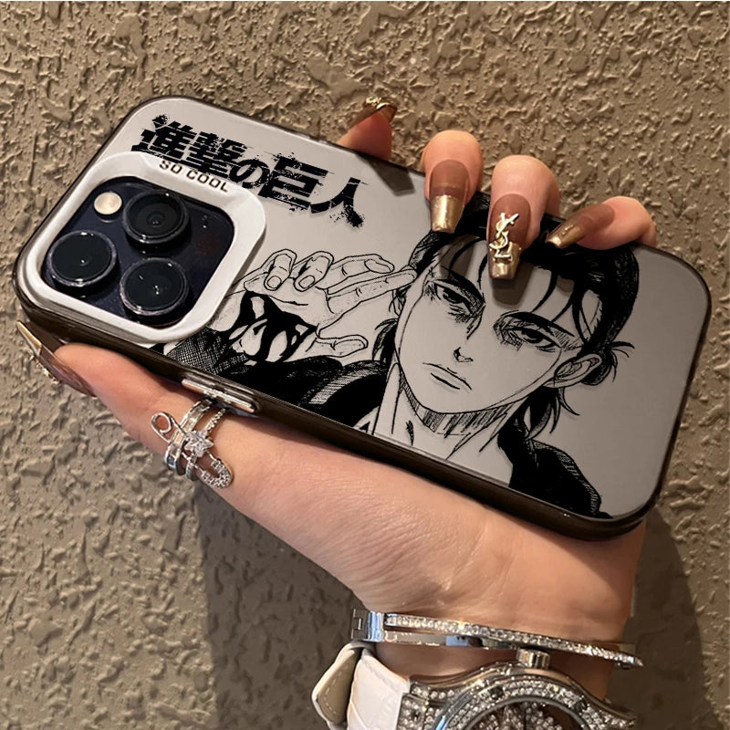 Eren Yeager Attack on Titan Phone Case For iPhone 17 16e 16 15 14 13 12 11 Pro Max X XR XSMAX 8 7 Air Plus Anti Fall Matte Cover