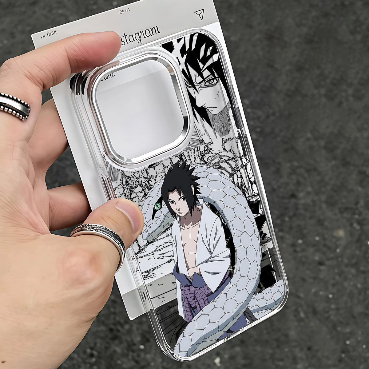 Anime Uchihas Sasukes Phone Case For iPhone 17e 17 16e 16 15 14 13 12 11 mini Pro Max X XR XSMAX 8 7 Air Plus Clear