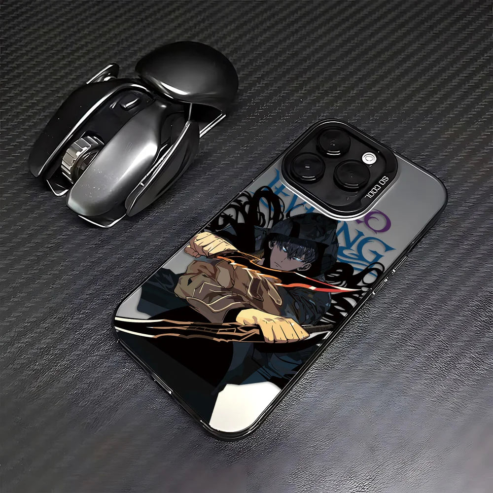 Anime S-Solo L-Leveling Phone Case for Samsung Galaxy S25 S24 S23 S22 S21 S20 Note20 FE Ultra Plus 4G 5G Anti Fall Matte Cover