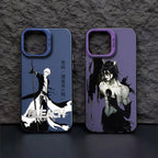 Black Anime Bleachs Kurosaki Ichigo Phone Case For iPhone 16 15 14 13 12 11 Pro Max X XR XSMAX 8 7 Plus Candy Matte Back Cover