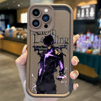 Cool S-Solo Levelings Anime Phone Case for iPhone16 15 14 13 12 11 Pro Max 16 15 14 8 7 Plus X XS Max 8 7 FE Silicone Back Cover