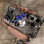 Hot Anime Plating Phone Case For iPhone 17 17e 16e 16 15 14 13 12 11 ProMax X XR Mini Air Plus Anti-Fall Airabag D-Dragons Balls
