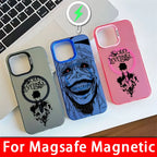 Anime Solos Levelings Magsafe Magnetic Phone Case for IPhone 11 12 13 14 15 16 Pro Max Plus Lens Creative Border Cover