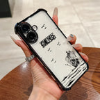 O-One Pieces Manga Funda For iPhone 17 Pro 16 15 14 13 12 11 Pro Max Case 17 Plus 17E 16E 17Air Silicone Protection Phone Cover