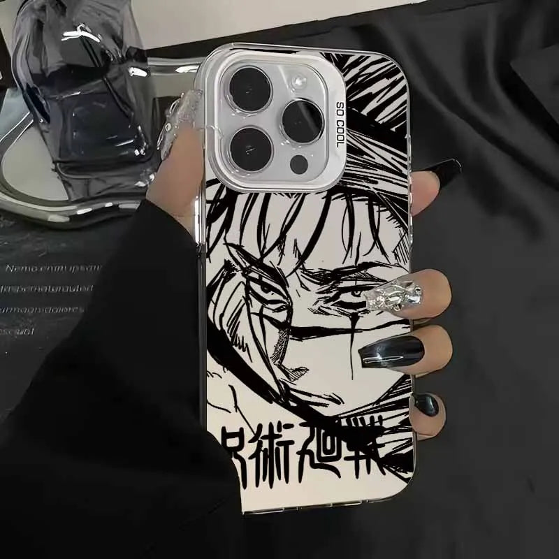Jujutsu Kaisen Anime Phone Case For iPhone 17 16e 16 15 14 13 12 11 mini Pro Max X XR 8 7 Air Plus Anti Fall Matte Back Cover