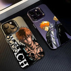 B-BLEACH Phone Case For iPhone 17 16 15 14 13 12 11 Pro Max Designer Matte Laser Aurora Funda Phone Case