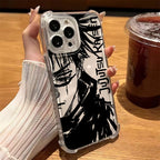 Anime Jujutsus Kaisens Gojo Phone Case For iPhone 17 Air 16 e 15 14 13 12 11 Pro Max Plus Mini SE 2020 2022 Shockproof Cover