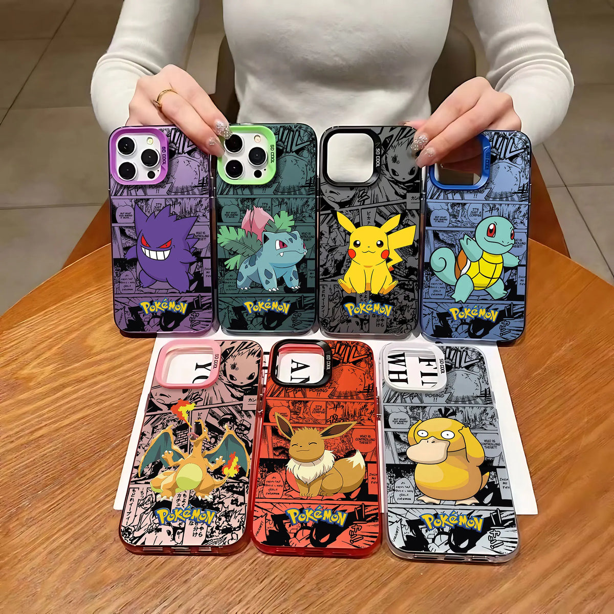 Anime PokÃ©mons Hot Pikachus Phone Case For iPhone 16 15 14 13 12 11 mini Pro Max X XR XSMAX 8 7 Plus Anti Fall Matte Back Cover