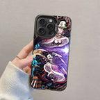 Demon Slayer Nezuko Kamado Cartoon Phone Case For IPhone 17 16 15 14 13 12 11 Pro Max Plus Color Shockproof Back Silver Cover