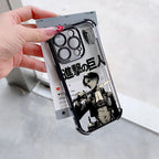 Anime Attack On Titan Levi Plating Phone Case For iPhone 17 16e 16 15 14 13 12 11 Pro Max X 7 8 Mini Air Plus Anti-Fall Airabag