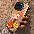 Anime Haikyuu Plating Hard Phone Case for iPhone 16 15 14 13 12 11 Pro Max XS X XR 8 7 Plus SE 2020 Shockproof Matte Back Cover