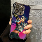 JoJo Adventure Guido Mista Soft Phone Case For iPhone 15 16 17 Air 14 Pro Max 16E Plus 13 12 Mini Plating Anti-Fall Fundas