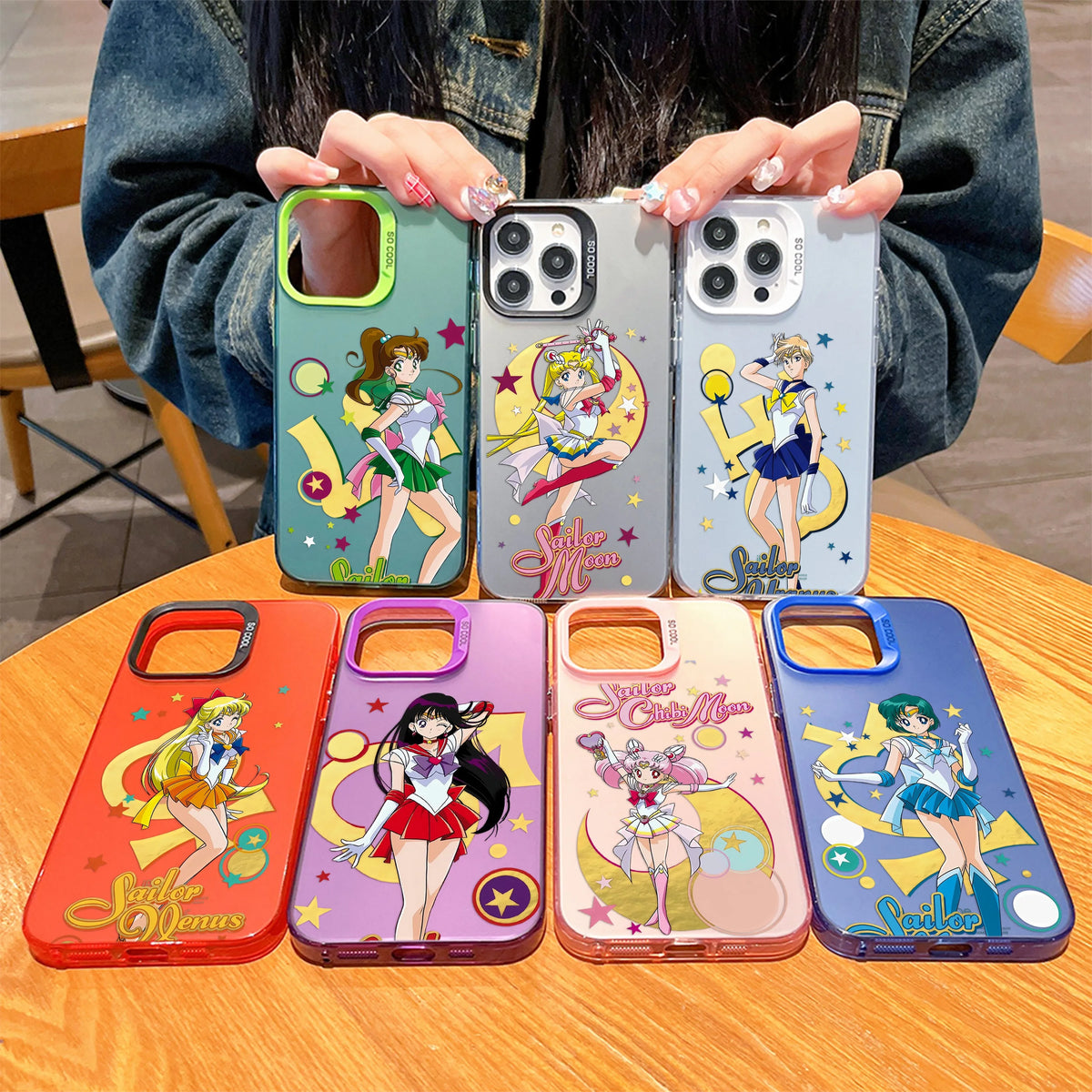 New Anime M-Moons s-Sailors Case for Samsung A73 A72 A55 A54 A53 A35 A34 A33 A32 A30 A24 A23 A22 A14 A05 4G 5G Matte Shockproof