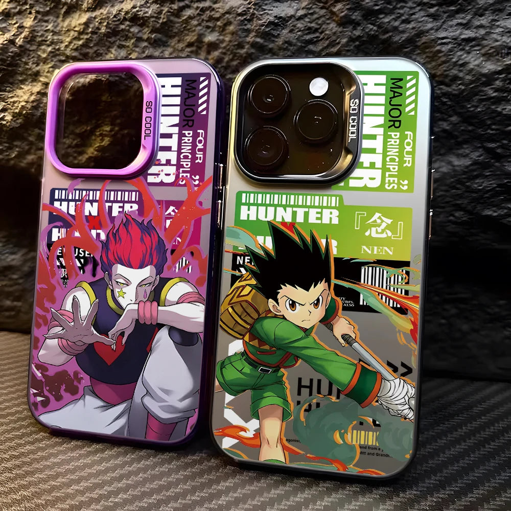 Hot HuntersÃHunters GONs Hisokas Phone Case For iPhone 17 17e 16e 16 15 14 13 12 11 mini Pro Max Air Plus Anti Fall Matte Cover