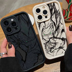 Anime Vegeta Goku Phone Case For Apple iPhone 17 Air 16E 16 15 14 13 12 Mini Pro Max Plus Eyes Ladder Soft Cover